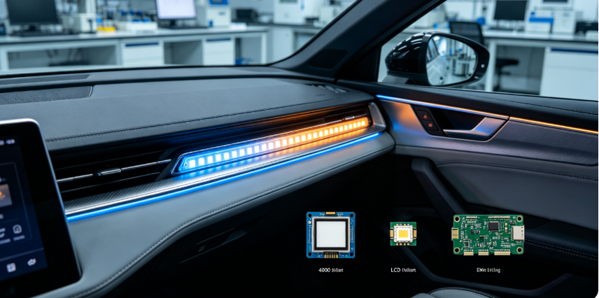 Flat Side View 4020 SMD LED, Multi-Scene High Brightness Light Source for Auto Interior & LCD Backlight Modules