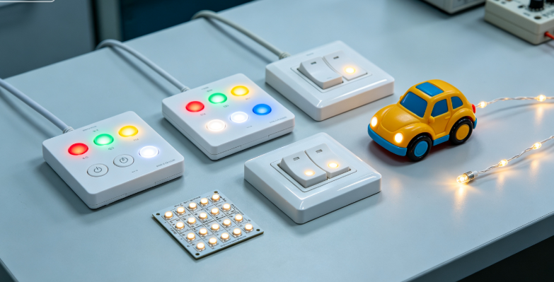 Universal 5mm Round Through Hole LED, Multi-Scene Signal & Indicator Light for All Kinds of Electronic Equipment