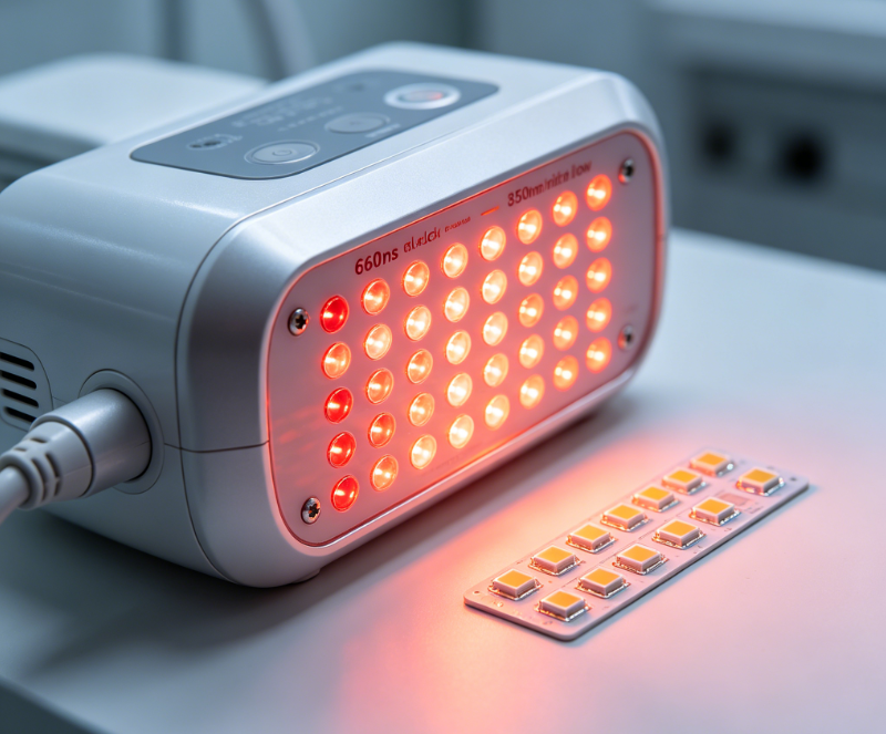High Heat Dissipation 3535 Ceramic 660nm+850nm Dual Wavelength LED For Medical Physiotherapy Equipment