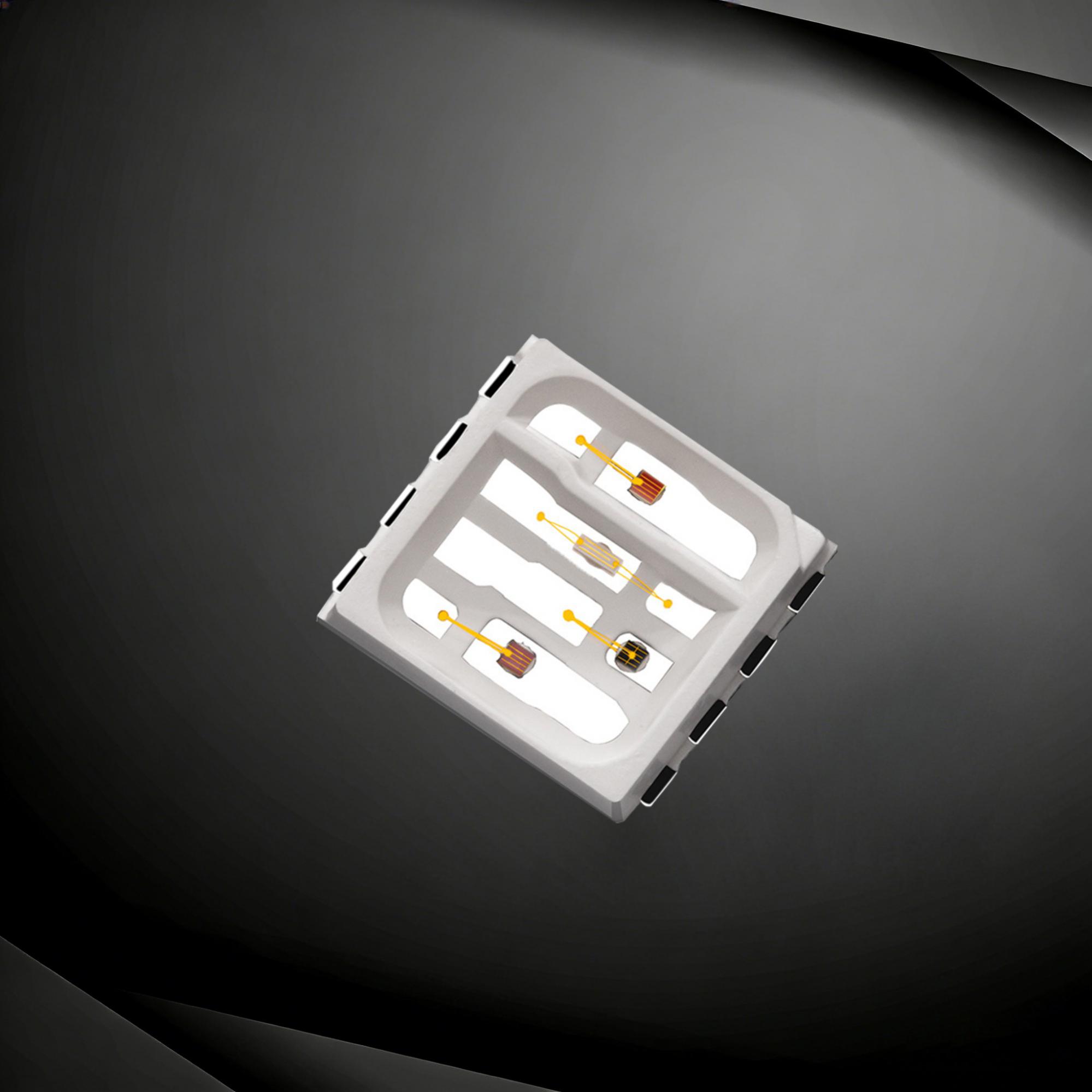 5050 trip color LED 630nm, 850nm, 410nm & 590nm 4 Colors combined LED for Phototherapy Facial Mask