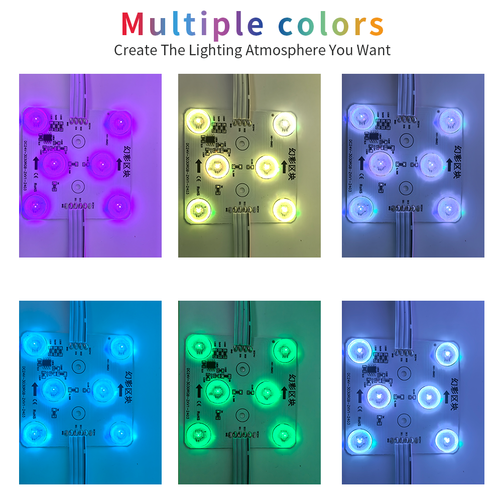 RGB LED module light strip
